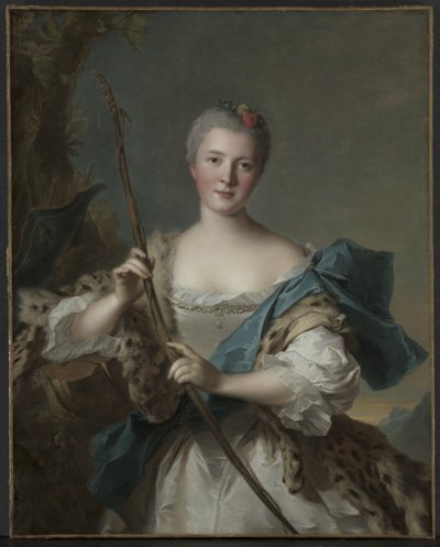 Ritratto di una Donna come Diana da Jean-Marc Nattier