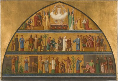 Schizzo per la Chiesa di San Lorenzo: La vita di San Lorenzo da Jean Paul Etienne Balze
