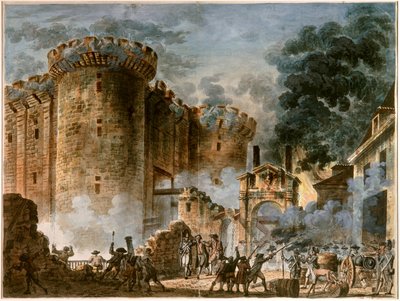 La presa della Bastiglia da Jean-Pierre Houel