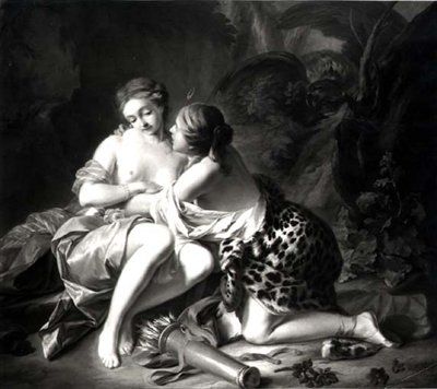 Giove e Callisto da Jean Simon Berthelemy