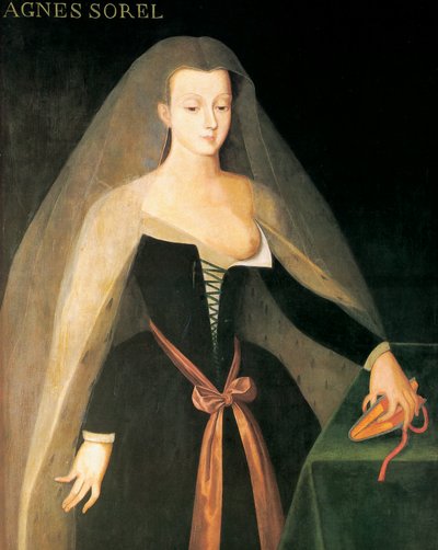 Ritratto di Agnès Sorel da Jean (after) Fouquet