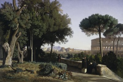Colosseo visto dal Palatino da Jean Achille Benouville