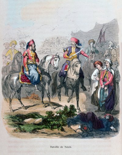 Battaglia di Nezib, 1839 1847 da Jean Adolphe Beauce