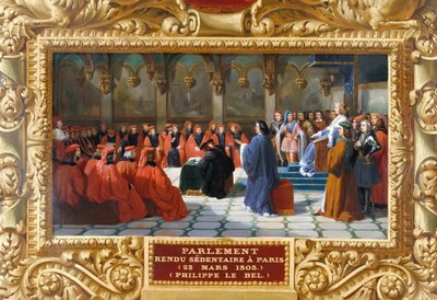Filippo IV il Bello istituisce il Parlamento a Parigi nel 1303 da Jean Alaux