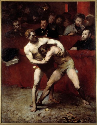 I lottatori da Jean Alexandre Joseph Falguiere