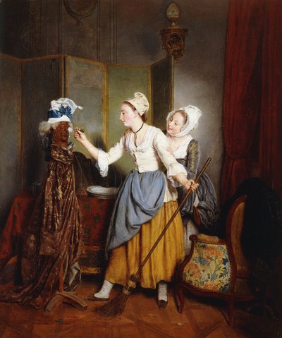 Vestizione di un manichino da Jean Alphonse Roehn