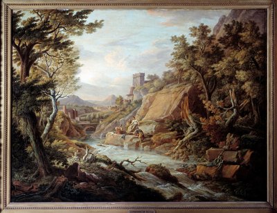 Paesaggio e fiume - Dipinto di Jean Antoine Constantin da Jean Antoine Constantin