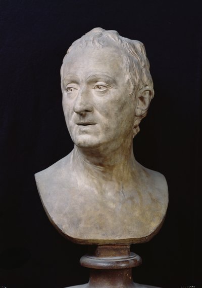 Busto di Denis Diderot da Jean Antoine Houdon