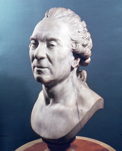 Busto di Georges Louis Leclerc (1707-88) Conte di Buffon, c.1783 da Jean Antoine Houdon