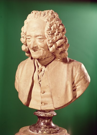 Busto di Voltaire (1694-1778) da Jean Antoine Houdon