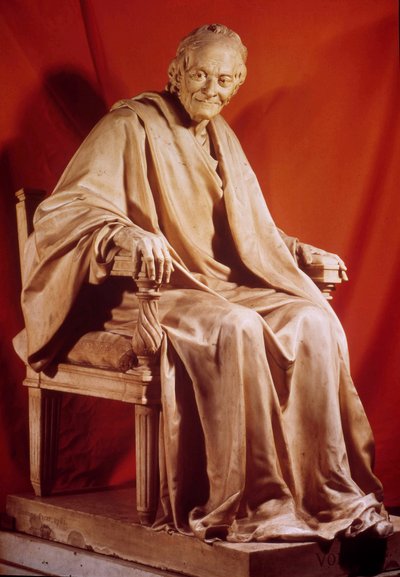 Ritratto di Voltaire (François Marie Arouet) (1694-1778) da Jean Antoine Houdon