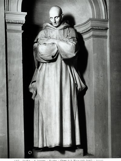 San Bruno di Colonia (marmo) da Jean Antoine Houdon