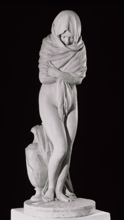 Inverno, o La donna fredda (marmo) da Jean Antoine Houdon
