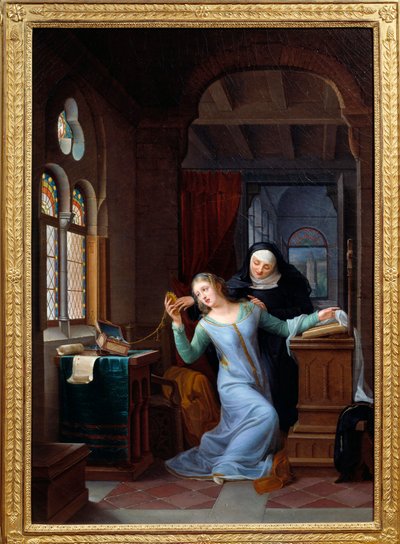 Eloisa abbraccia la vita monastica da Jean Antoine Laurent