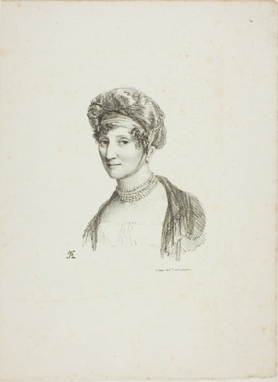 Ritratto di una Donna con un Turbante da Jean Antoine Laurent