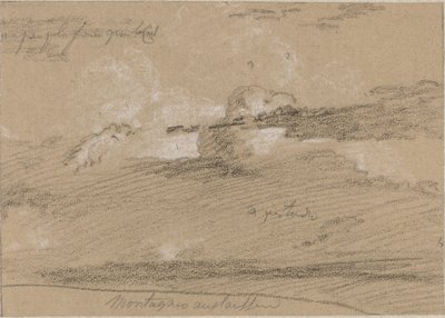 Studio delle nuvole sopra le montagne da Jean Antoine Linck