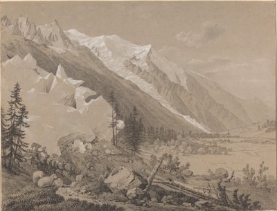Vista del Monte Bianco da Jean Antoine Linck
