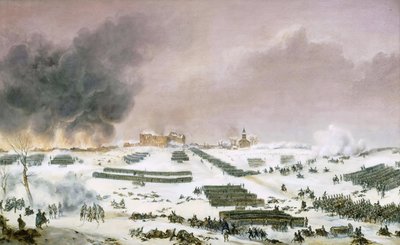 Campagna di Prussia e Polonia (1806-1807) - Battaglia di Eylau, attacco del cimitero 7 febbraio 1807 (Museo della Storia di Francia, Castello di Versailles) da Jean Antoine Simeon Fort