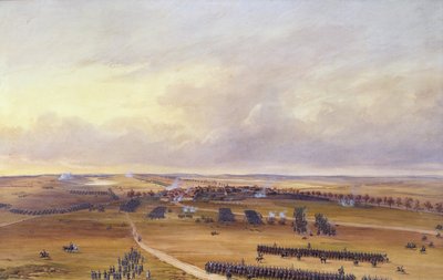 La battaglia di Champaubert, 10 febbraio 1814, 1849 da Jean Antoine Simeon Fort