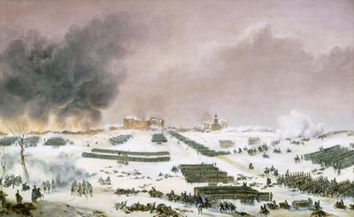 La battaglia di Preussisch-Eylau il 7 febbraio 1807 da Jean Antoine Simeon Fort
