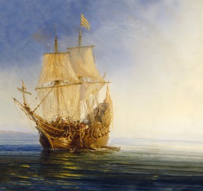 Cattura di un galeone da Jean Antoine Theodore Gudin