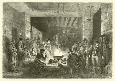 Posada, una locanda nella Sierra Nevada, Spagna da Jean Antoine Valentin Foulquier