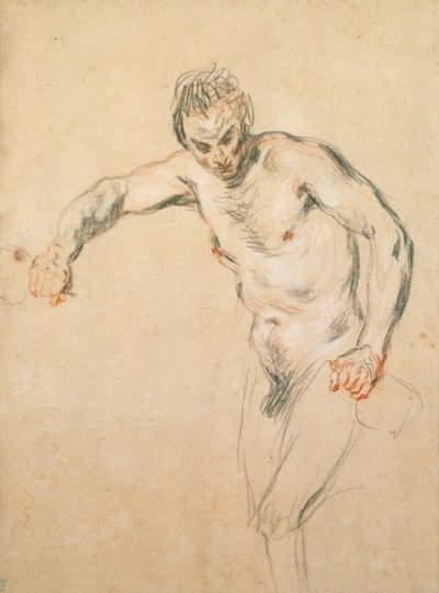 Un satiro che versa vino, c.1716 da Jean Antoine Watteau