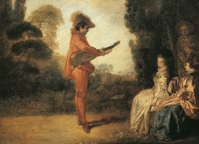 Castor (enchanteur), circa 1713-1714 da Jean Antoine Watteau
