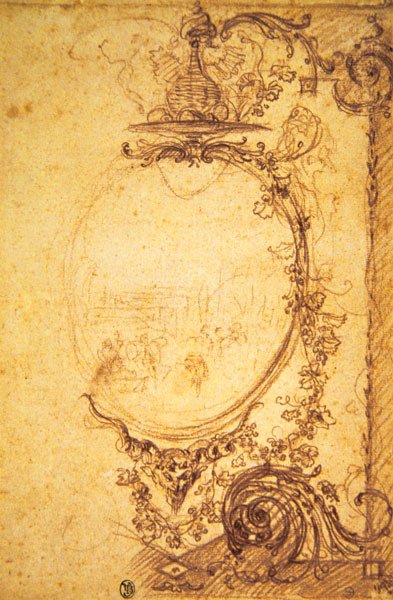 Design per pannello decorativo: Autunno da Jean Antoine Watteau