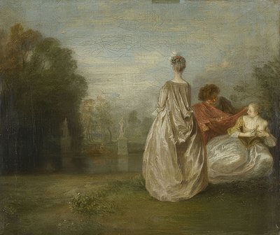 I due cugini (Les Deux Cousines) da Jean Antoine Watteau