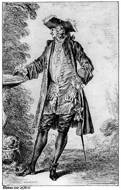 Figura, c1700-1720, 1924 da Jean Antoine Watteau