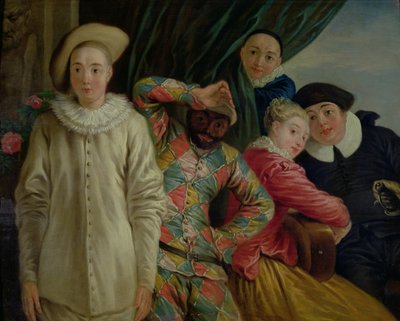 Arlecchino, Pierrot e Scapino da Jean Antoine Watteau