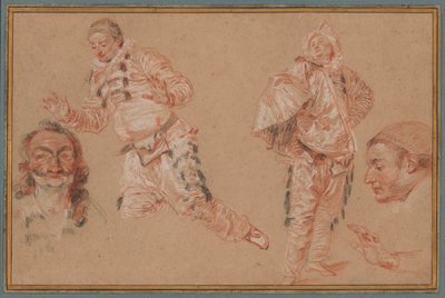 Comici italiani da Jean Antoine Watteau
