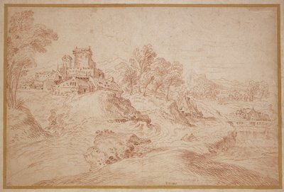 Paesaggio con castello da Jean Antoine Watteau