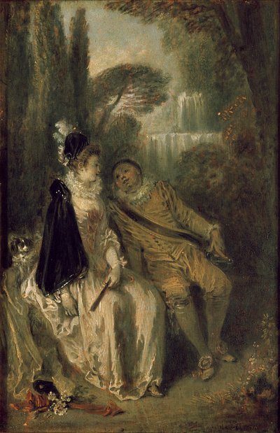 Il Riposo Grazioso, c1713 da Jean Antoine Watteau