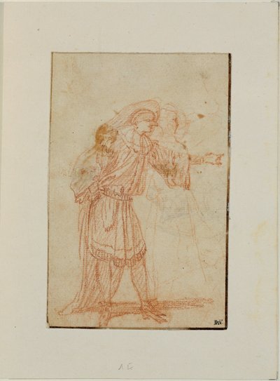 Il medico, un personaggio della commedia italiana, e una donna ... da Jean Antoine Watteau