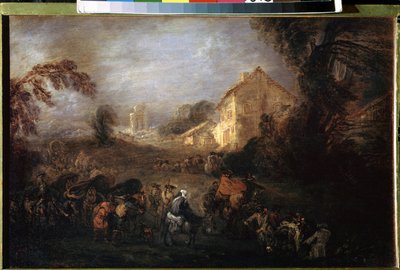 Il fardello della guerra da Jean Antoine Watteau