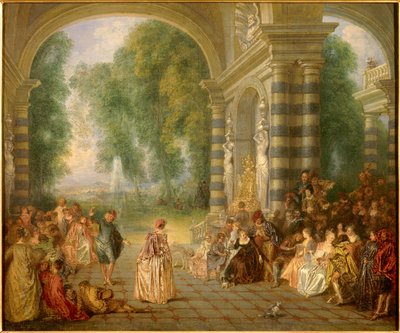 I piaceri del ballo da Jean Antoine Watteau
