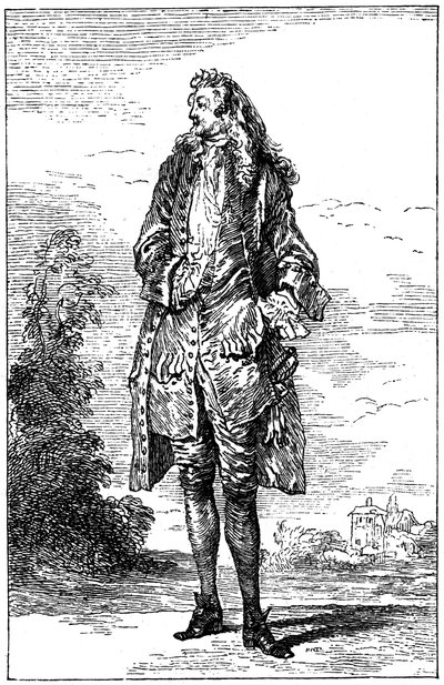 Uomo in costume francese, 1885 da Jean Antoine Watteau