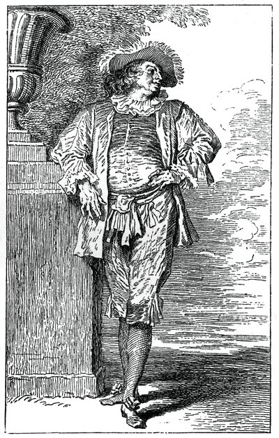 Costume contadino, 1885 da Jean Antoine Watteau