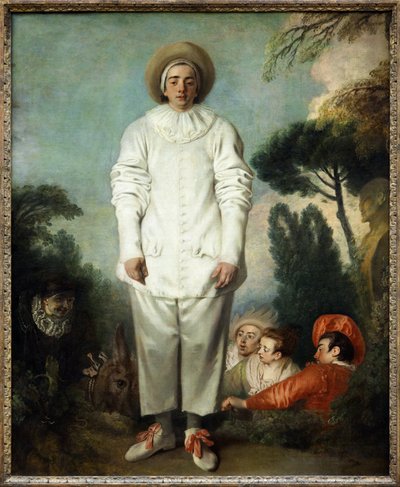 Pierrot, precedentemente noto come Gilles da Jean Antoine Watteau