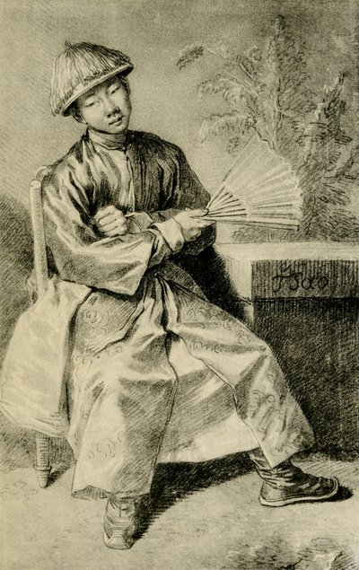 Ritratto di cinese TSao da Jean Antoine Watteau