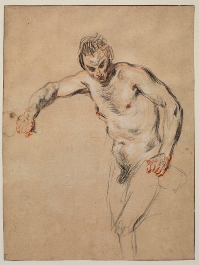 Satiro che versa vino, 1717 da Jean Antoine Watteau