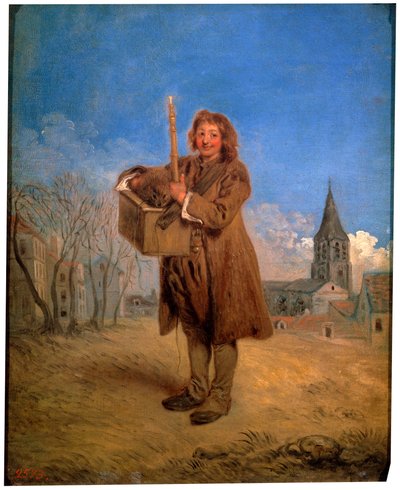Savoiardo con una marmotta, 1716 da Jean Antoine Watteau