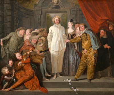 I comici italiani, ca 1720 da Jean Antoine Watteau