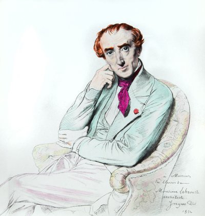 Henri Labrouste da Jean Auguste Dominique (after) Ingres