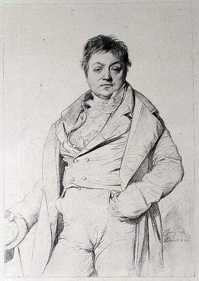 Ritratto di un Uomo da Jean Auguste Dominique (after) Ingres