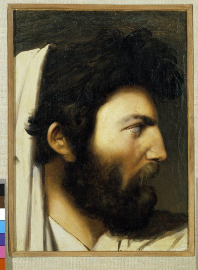 Ritratto di un uomo di profilo da Jean Auguste Dominique (after) Ingres