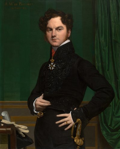Amédée-David, il Conte de Pastoret, 1823-26 da Jean Auguste Dominique Ingres