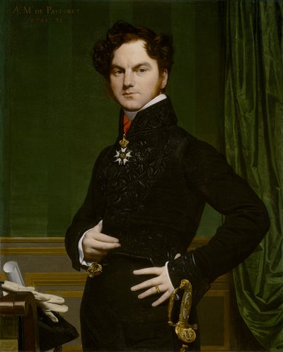 Amédée-David, il Conte di Pastoret, 1823-26 da Jean Auguste Dominique Ingres